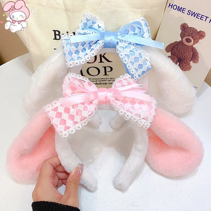 Sanrio Cinnamoroll Melody Cartoon Plush Doll Face Wash Makeup Hairband Kawaii Anime Sweet Non Slip Elastic Hair Accessories
Sanrio Cinnamoroll Melody Cartoon Plush Doll Face Wash Makeup Hairband Kawaii Anime Sweet Non Slip Elastic Hair Accessories