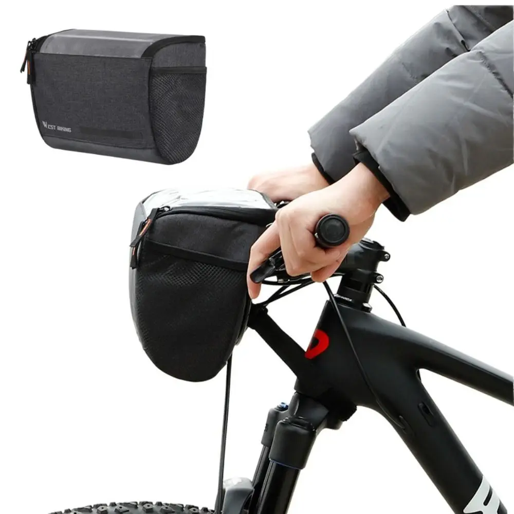 Sensitive Touch Screen Bike Front Bag Waterproof Multi Layer Storage Handlebar Bag Durable High-capacity Bicycle Cooler Bag
Sensitive Touch Screen Bike Front Bag Waterproof Multi Layer Storage Handlebar Bag Durable High-capacity Bicycle Cooler Bag