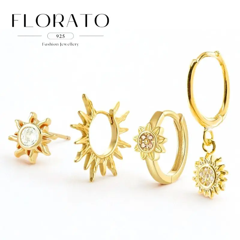 925 Silver Needle Round Zircon Sunflower Earrings Vintage Sunflower Pendant Hoop Earrings for women Fashion Party Jewelry Gifts
925 Silver Needle Round Zircon Sunflower Earrings Vintage Sunflower Pendant Hoop Earrings for women Fashion Party Jewelry Gifts