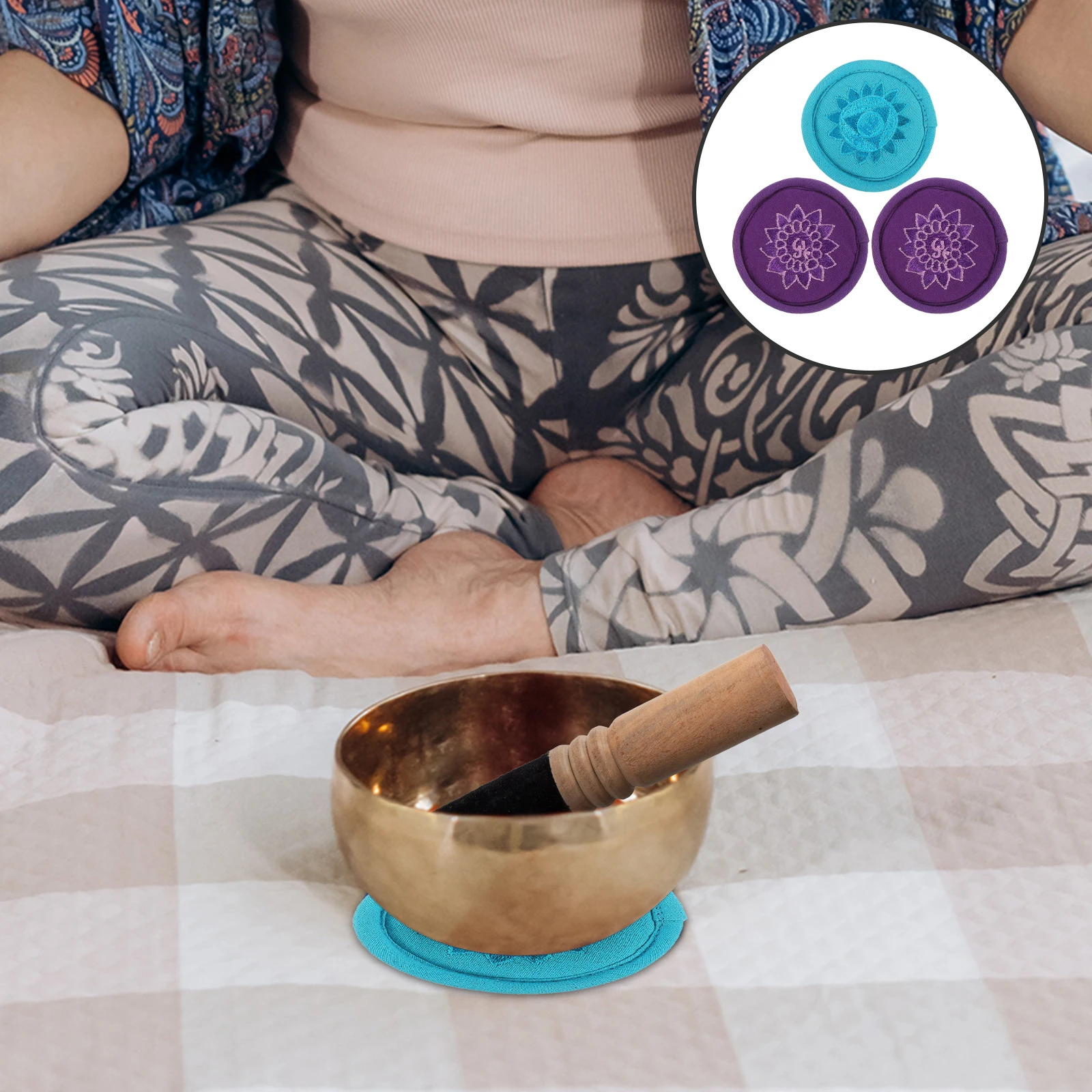 3 Pcs Buddha Sound Bowl Cushion Prayer Singing Supplies Pad Tibetan Pillows Accessory
3 Pcs Buddha Sound Bowl Cushion Prayer Singing Supplies Pad Tibetan Pillows Accessory