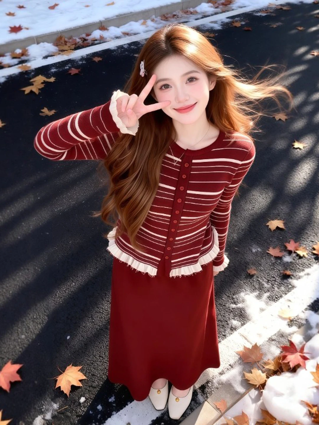 Винтажный комплект: топ и юбка в красную полоску, весенний, комфортный, теплый, средней толщины, с завышенной талией, облегающий, в винтажном стиле
Винтажный комплект: топ и юбка в красную полоску, весенний, комфортный, теплый, средней толщины, с завышенной талией, облегающий, в винтажном стиле