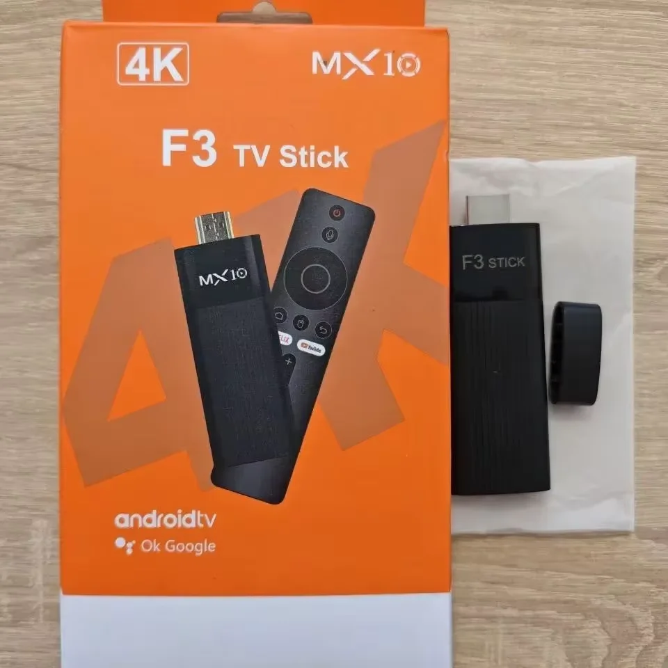 New Arrival MX10-F3 TV Stick Android 13 High Speed Wifi 2.4G&5G Memory 2GB16GB Support BT5.0 Good Price TV Box
New Arrival MX10-F3 TV Stick Android 13 High Speed Wifi 2.4G&5G Memory 2GB16GB Support BT5.0 Good Price TV Box