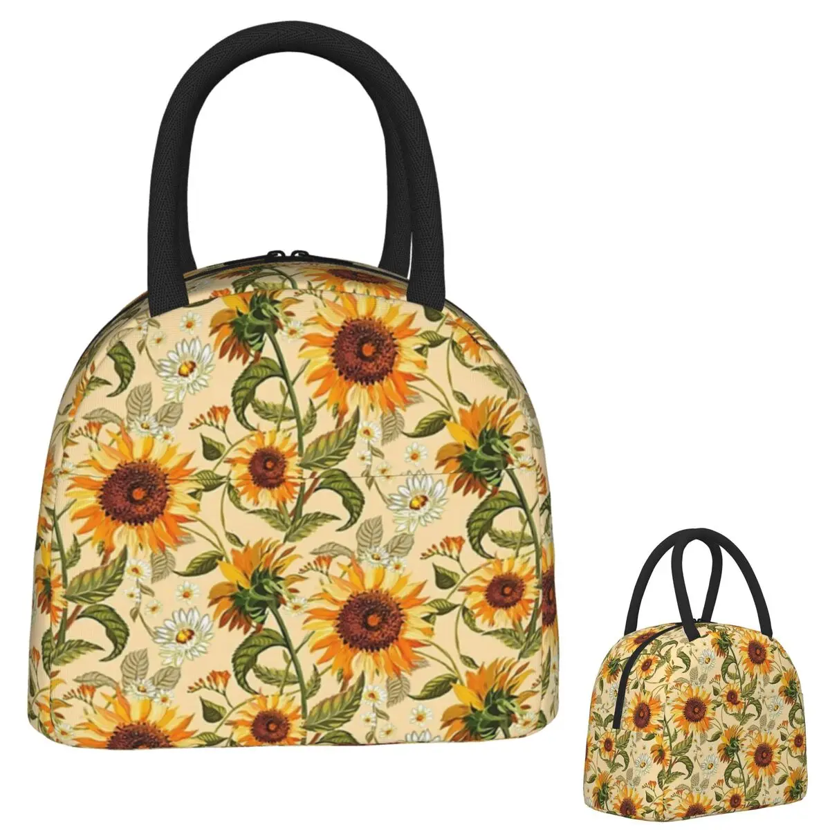 Sunflowers 70s Vintage Golden Pattern Insulated Lunch Bag for Women Kids Leakproof Food Boxes Thermal Lunch Box Tote
Sunflowers 70s Vintage Golden Pattern Insulated Lunch Bag for Women Kids Leakproof Food Boxes Thermal Lunch Box Tote