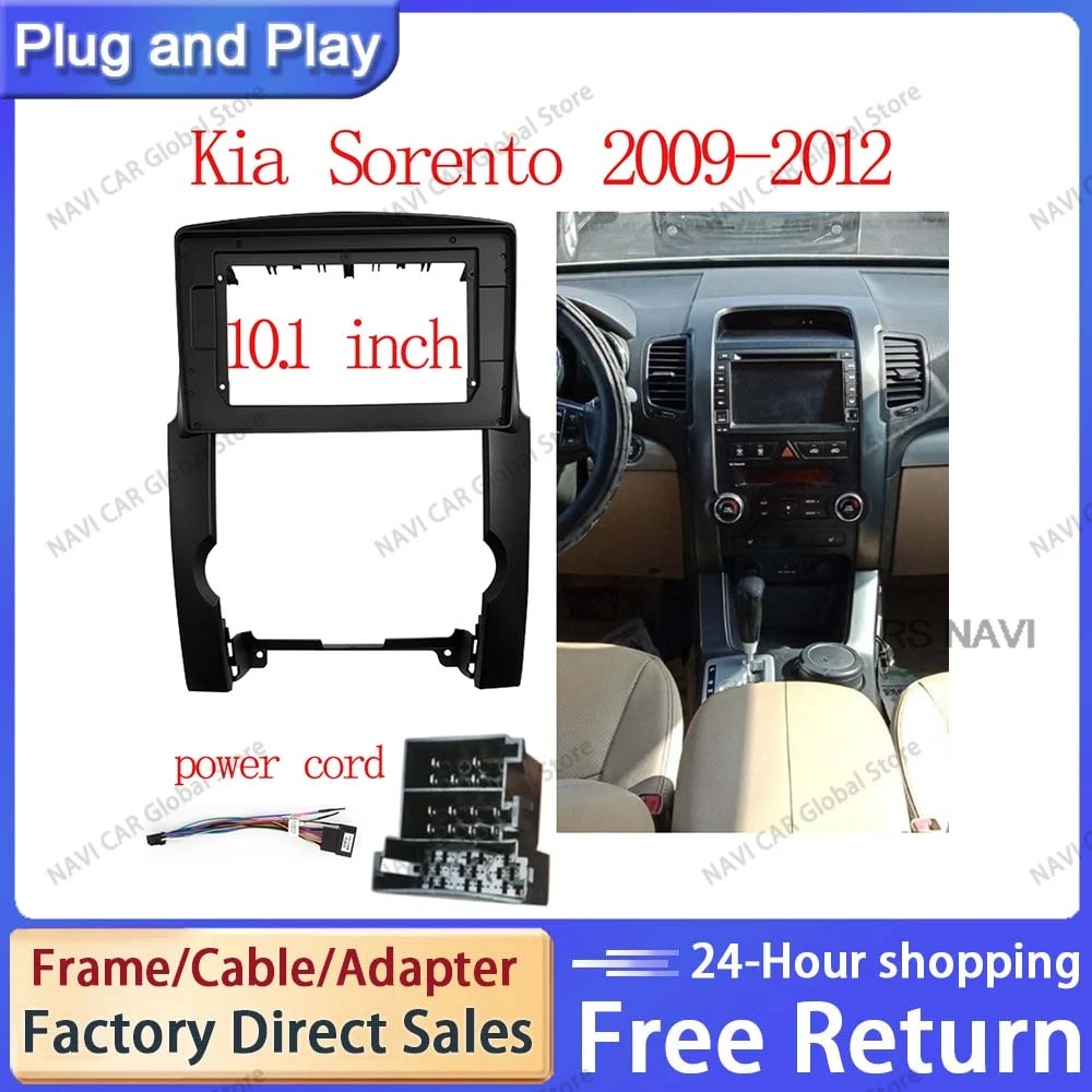 NAVI 2 DIN Автомобильный 9/10.1 дюймовый большой экран, рамка-адаптер для Kia Sorento 2009-2012 2Din Dash Audio фитинг, панель, рамка, комплект
NAVI 2 DIN Автомобильный 9/10.1 дюймовый большой экран, рамка-адаптер для Kia Sorento 2009-2012 2Din Dash Audio фитинг, панель, рамка, комплект
