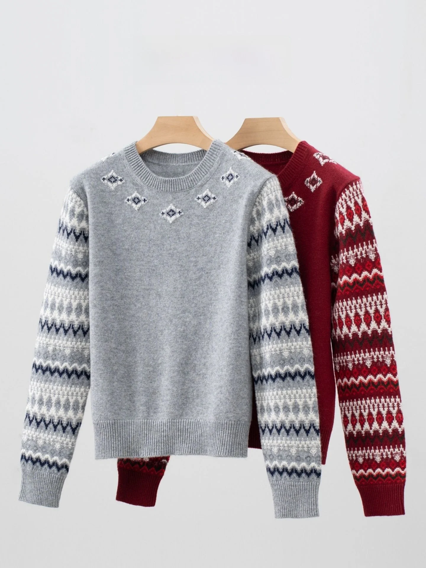 Autumn Winter Camere Wool Knitted Sweater round Ne Cisas Holiday Casual Versatile Women's Knitwear Soft Long Sve
Autumn Winter Camere Wool Knitted Sweater round Ne Cisas Holiday Casual Versatile Women's Knitwear Soft Long Sve