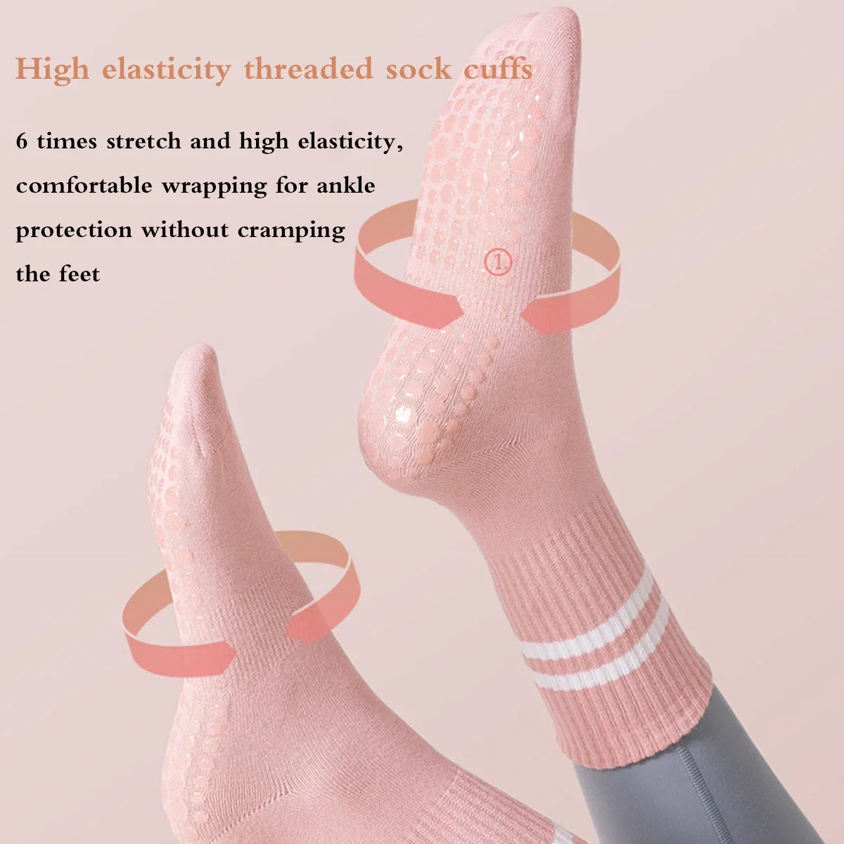 5 pair Pilates Socks with Grips for Women Yoga Socks Barre Socks Non Slip Socks 2026 new
5 pair Pilates Socks with Grips for Women Yoga Socks Barre Socks Non Slip Socks 2026 new