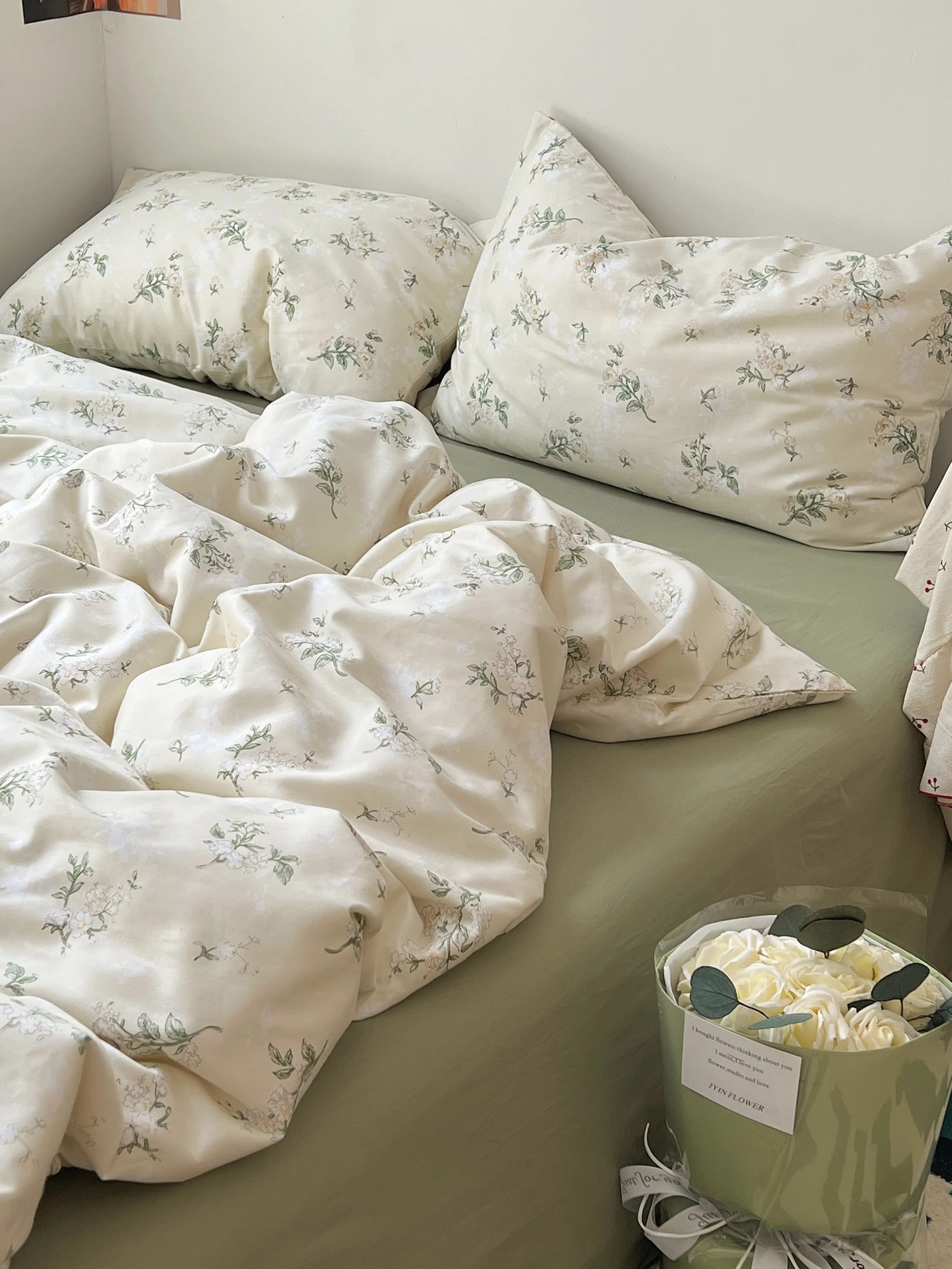 Pure Cotton Fledding Set 4-Piece Quilt Coverlet Bedding eets Dormi Bedding Set 3-Piece Cotton Fabric Densi 33x72
Pure Cotton Fledding Set 4-Piece Quilt Coverlet Bedding eets Dormi Bedding Set 3-Piece Cotton Fabric Densi 33x72