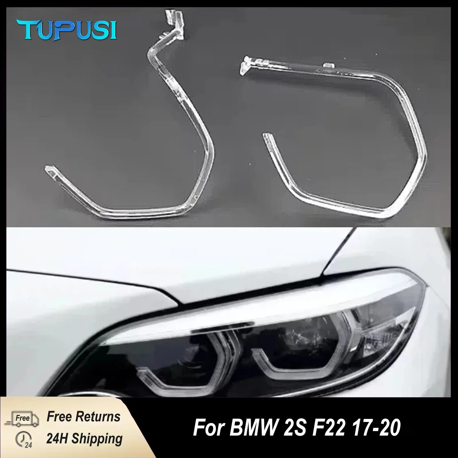 2pcs For BMW F22 M2 2 Series Coupe 2017 2018 2019 2020 Daytime Running Lights DRL Guide Plate Headlight Tube Acrylic Strip new
2pcs For BMW F22 M2 2 Series Coupe 2017 2018 2019 2020 Daytime Running Lights DRL Guide Plate Headlight Tube Acrylic Strip new