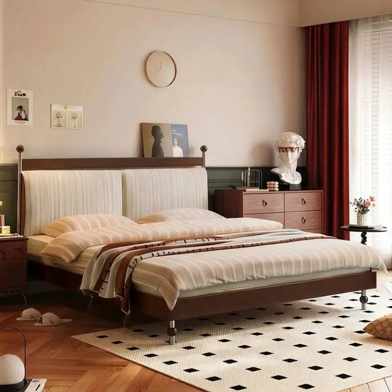 Brown Luxury Double Bed Elegant Nordic Normal Italian Wooden Double Bed 180x200 Modern Lounge Letto Matrimoniale Furniture Home
Brown Luxury Double Bed Elegant Nordic Normal Italian Wooden Double Bed 180x200 Modern Lounge Letto Matrimoniale Furniture Home