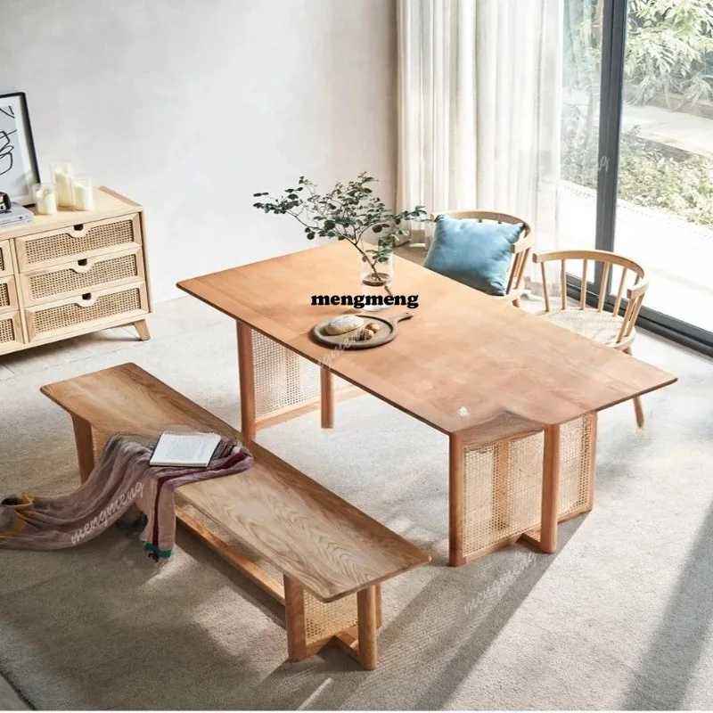 Rattan Solid Dining Table Useful Sleek Vintage Soft Dinning Table Design Accent Dinning Room Furniture Esszimmer Tisch
Rattan Solid Dining Table Useful Sleek Vintage Soft Dinning Table Design Accent Dinning Room Furniture Esszimmer Tisch