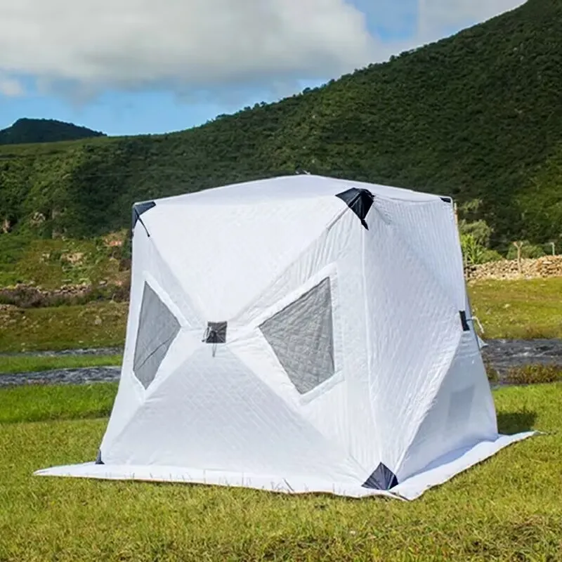 Newly Upgraded Thickened Ice Fishing Tent Winter Outdoor Winterized Tent 3 Layers Thick Warm Cotton Camping Tent Fishing Shelter
Newly Upgraded Thickened Ice Fishing Tent Winter Outdoor Winterized Tent 3 Layers Thick Warm Cotton Camping Tent Fishing Shelter