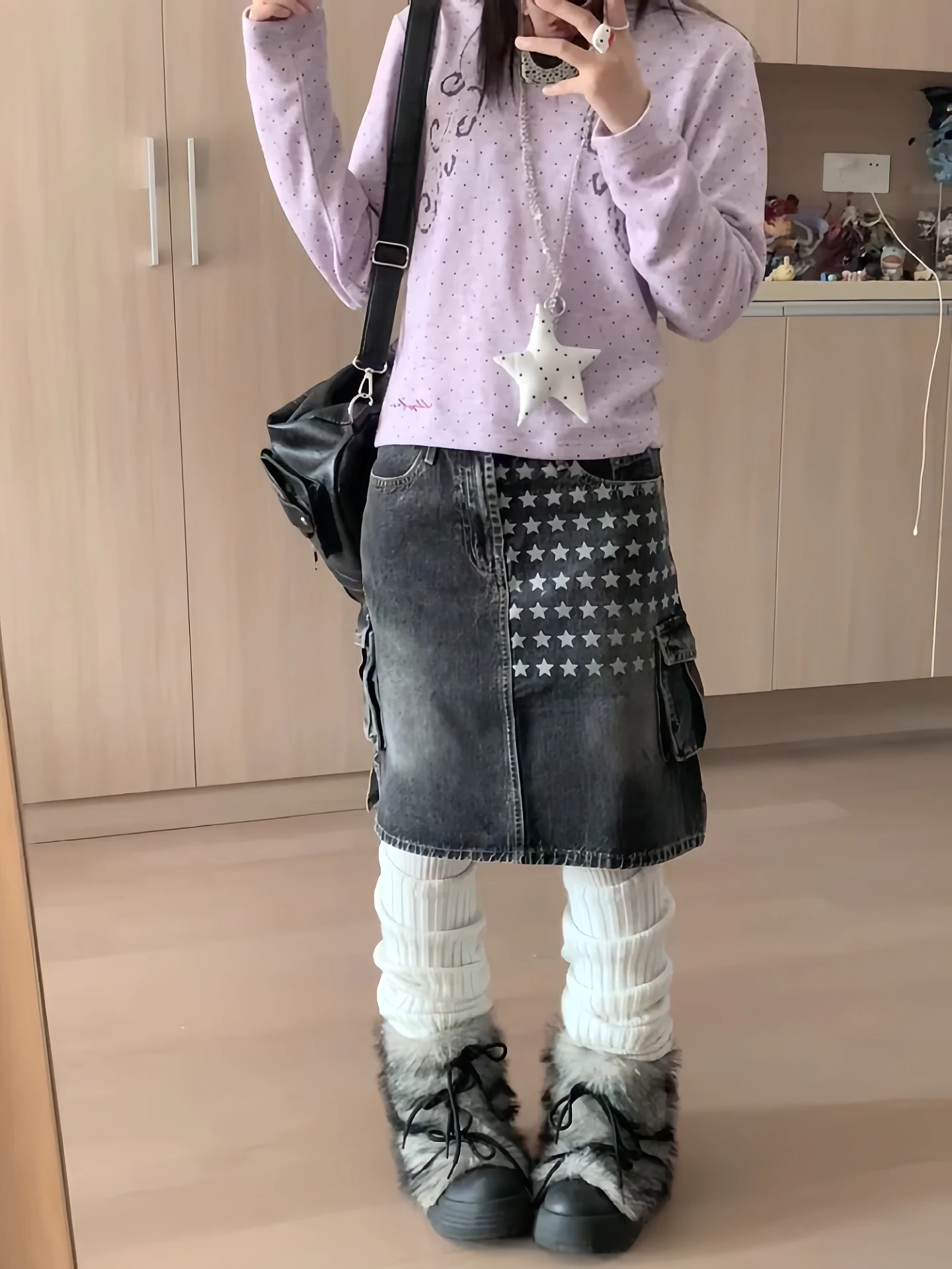 plus Size American Retro Star Print Workwear Denim Skirt Women Summer Design Sense a Line Midi Skirt Casual Street Style
plus Size American Retro Star Print Workwear Denim Skirt Women Summer Design Sense a Line Midi Skirt Casual Street Style
