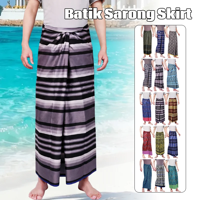 Men Women Batik Sarong Skirt Ethnic Dai One-Piece Dress Hawaiian Beach Cover Up Wrap Summer Beach Wrap Tube Skirt Lungi Cover
Men Women Batik Sarong Skirt Ethnic Dai One-Piece Dress Hawaiian Beach Cover Up Wrap Summer Beach Wrap Tube Skirt Lungi Cover
