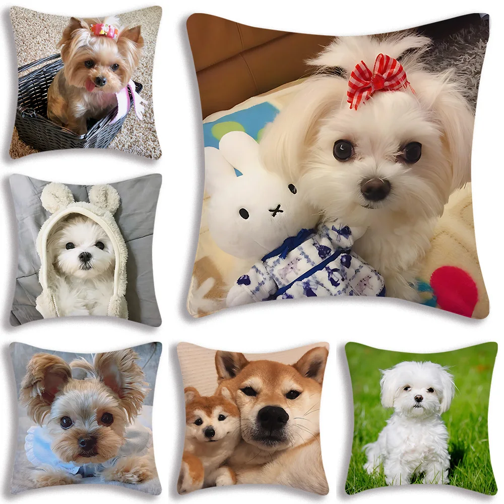 Cute Dog Pillow Covers Cartoon Sofa Decorative Home Double-sided Printing Short Plush Cute Cushion Cover
Cute Dog Pillow Covers Cartoon Sofa Decorative Home Double-sided Printing Short Plush Cute Cushion Cover