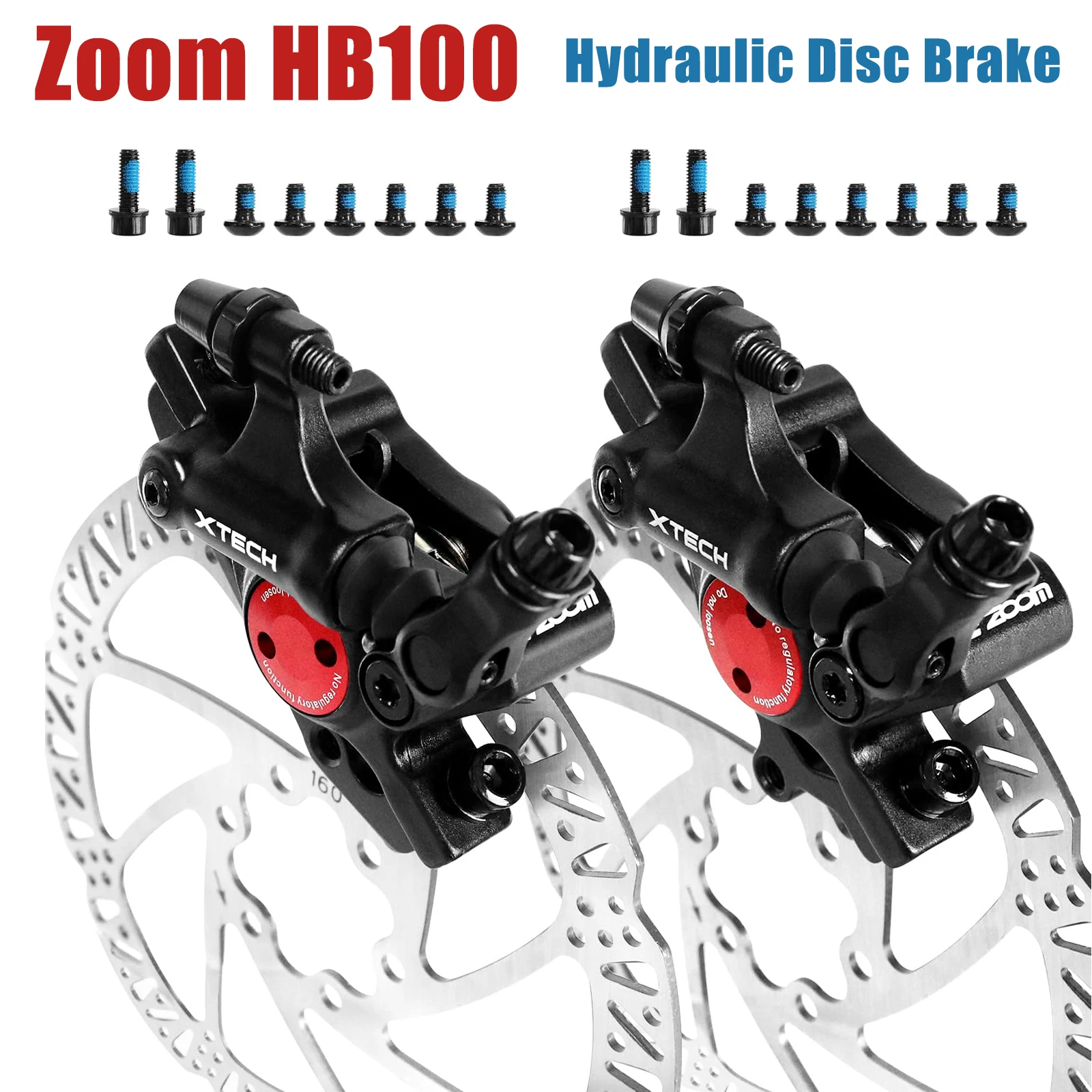 Z00M HB100/HB870/HB875 E-BIKE Hydraulic Disc Brake Set 160mm Oil Pressure CNC Caliper for Mountain Bike Road Bike Fat Bike
Z00M HB100/HB870/HB875 E-BIKE Hydraulic Disc Brake Set 160mm Oil Pressure CNC Caliper for Mountain Bike Road Bike Fat Bike
