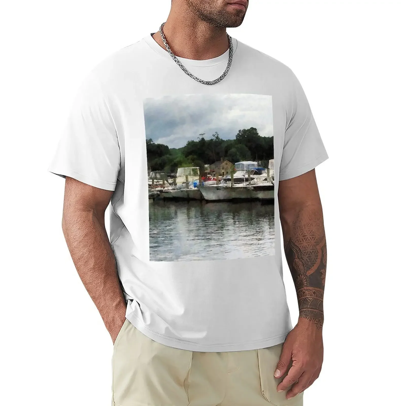 Essex CT - Boats On A Cloudy Day T-Shirt tees oversizeds summer tops quick-drying Men's cotton t-shirt
Essex CT - Boats On A Cloudy Day T-Shirt tees oversizeds summer tops quick-drying Men's cotton t-shirt