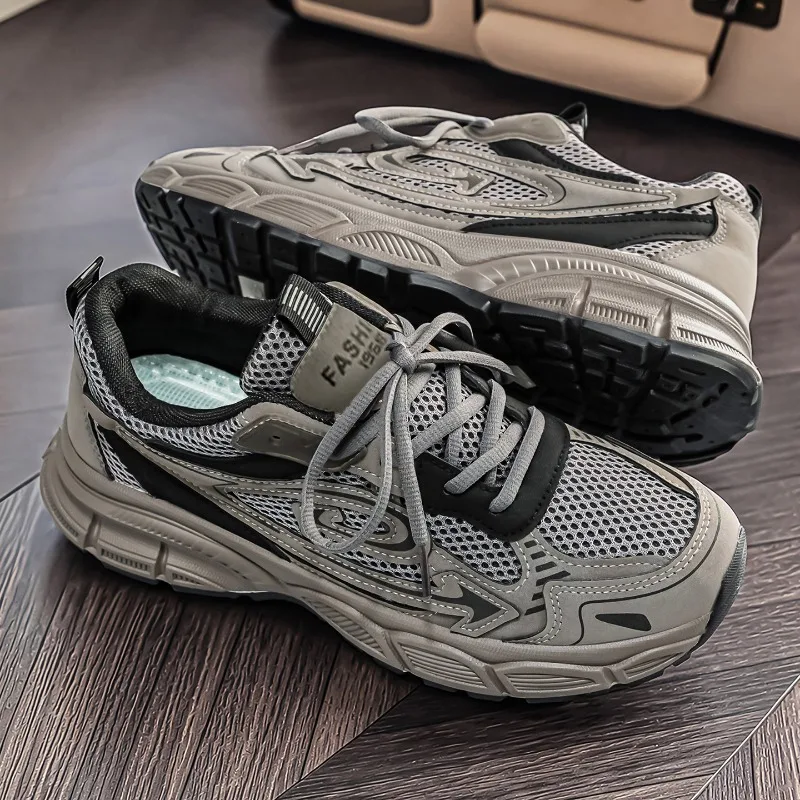 Retro unky Dad Shoes Men's Summer 2026 Thick Sole Hiking Sneakers Breathable Mesh Non-slip Casual Streetwear Footwear
Retro unky Dad Shoes Men's Summer 2026 Thick Sole Hiking Sneakers Breathable Mesh Non-slip Casual Streetwear Footwear