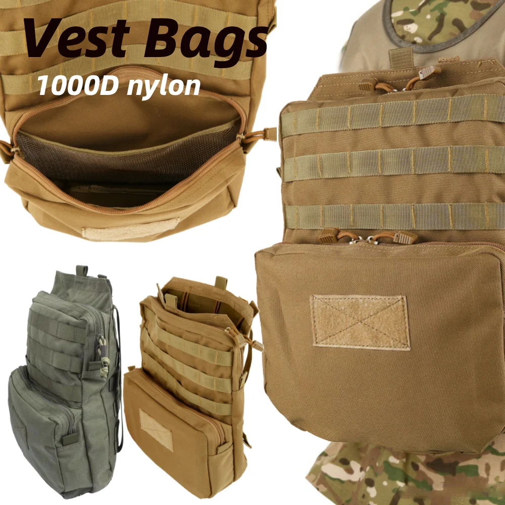 Охотничьи жилетные сумки 1000D нейлоновый Оксфорд армейский пакет EDC водонепроницаемая модульная лямка для пеших прогулок, кемпинга, охоты, альпинизма
Охотничьи жилетные сумки 1000D нейлоновый Оксфорд армейский пакет EDC водонепроницаемая модульная лямка для пеших прогулок, кемпинга, охоты, альпинизма