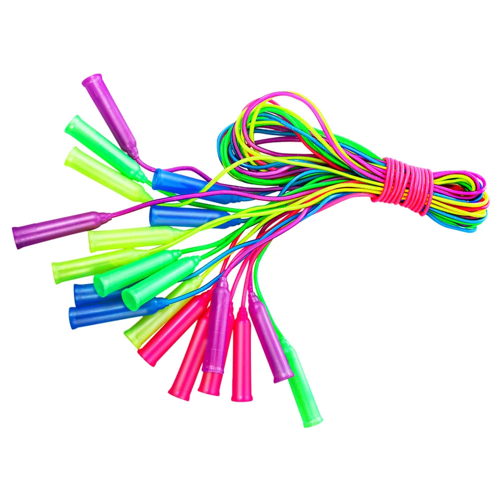 12 Pcs Kids Jump Rope Plastic Fitness Adjustable Length Lightweight H Exercise Skipping Ropes Outdoor Sport Training Weight
12 Pcs Kids Jump Rope Plastic Fitness Adjustable Length Lightweight H Exercise Skipping Ropes Outdoor Sport Training Weight