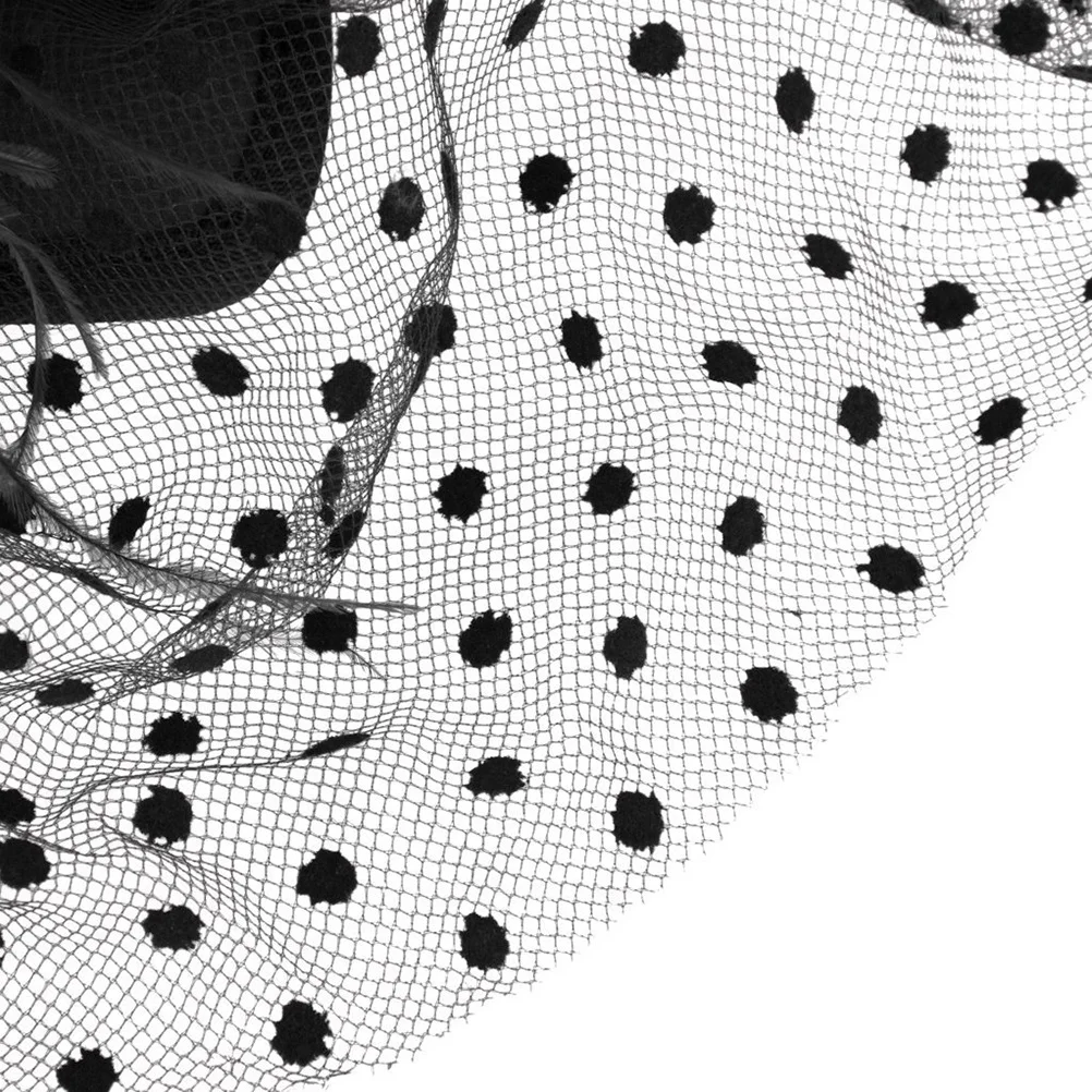 Vintage Net Mesh Fascinator Hat Polka Dot Veil Hair Clip For Wedding Party Prom Bridal Lightweight Headwear
Vintage Net Mesh Fascinator Hat Polka Dot Veil Hair Clip For Wedding Party Prom Bridal Lightweight Headwear