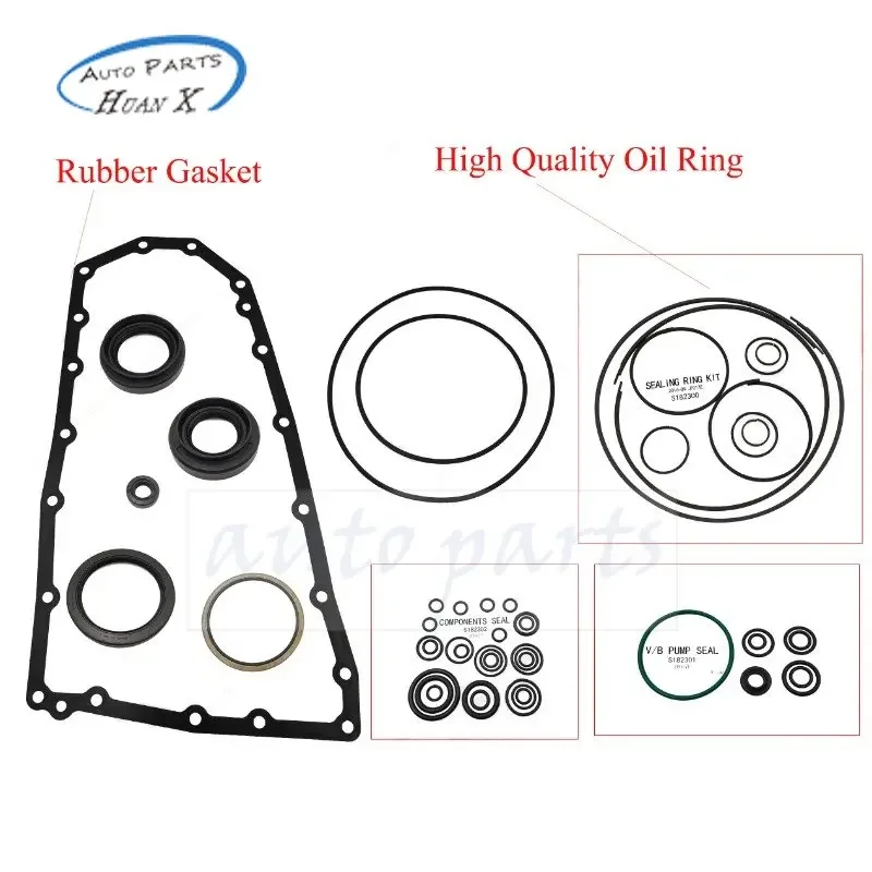 JF017E CVT Automatic transmission Overhaul Kit Gearbox Repair Kit Gasket Seal Rings for NISSAN RE0F10E Car Accessories K182900A
JF017E CVT Automatic transmission Overhaul Kit Gearbox Repair Kit Gasket Seal Rings for NISSAN RE0F10E Car Accessories K182900A