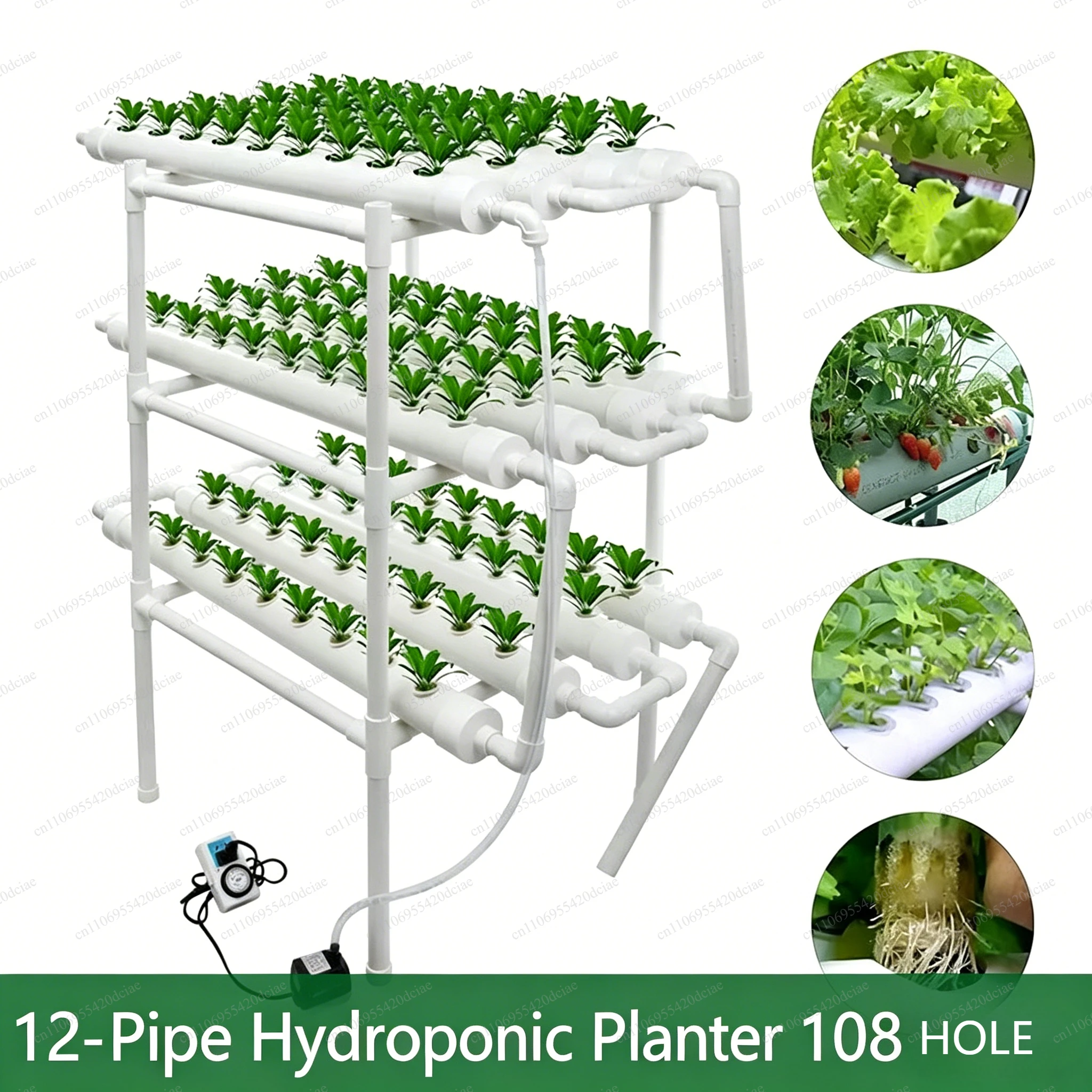 Pipeline Hydroponic Growing System, Soilless Cultivation Equipment, Multi-layer Vertical Vegetable Planting Rack
Pipeline Hydroponic Growing System, Soilless Cultivation Equipment, Multi-layer Vertical Vegetable Planting Rack