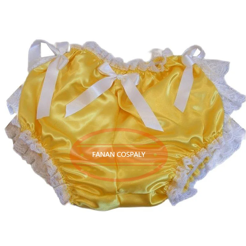 Fashion Adult Giant Baby Sexy Yellow Ribbon Bow Lace Lining Sissy Girl Prom Maid Lining Custom Multi Color
Fashion Adult Giant Baby Sexy Yellow Ribbon Bow Lace Lining Sissy Girl Prom Maid Lining Custom Multi Color