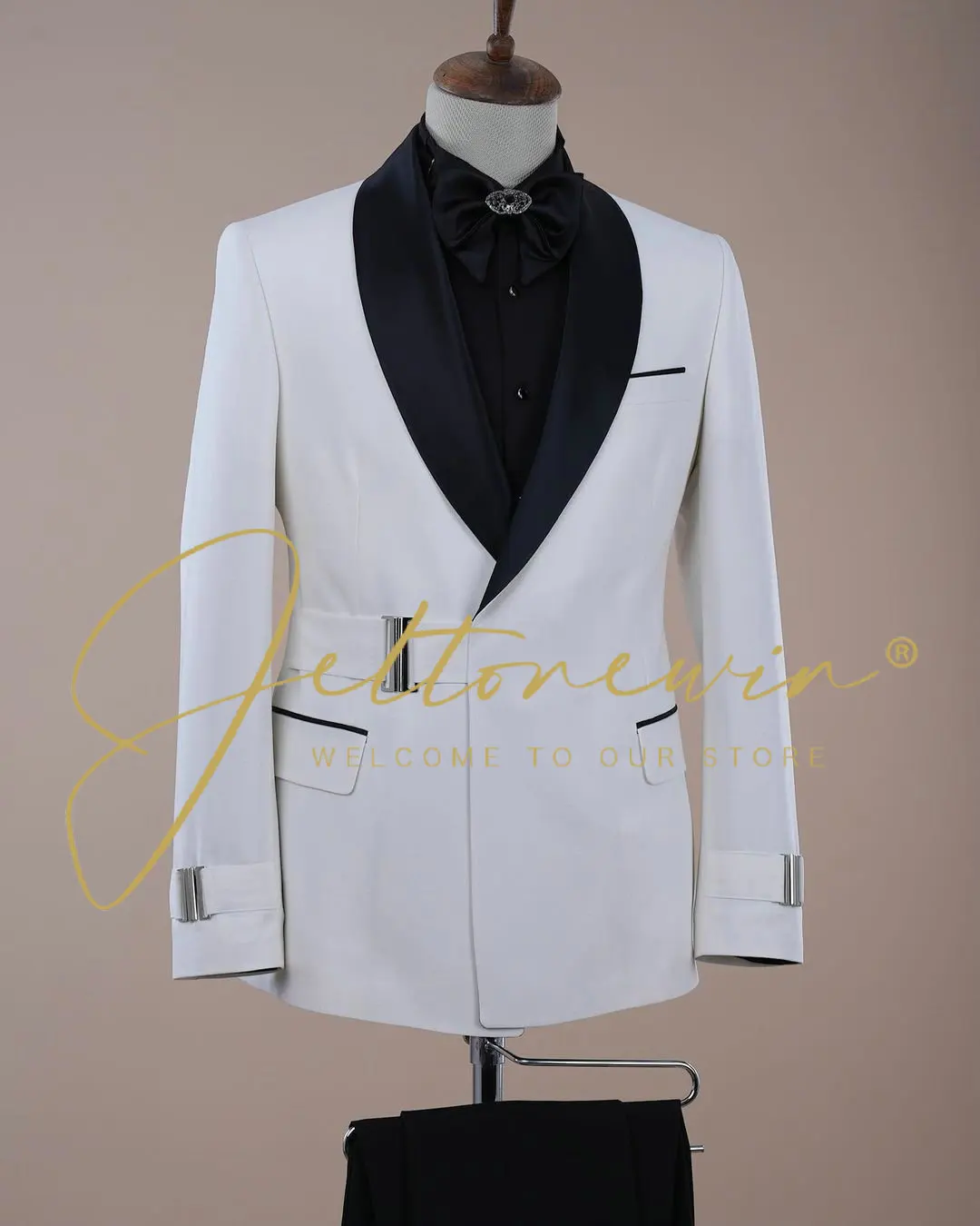 2024 Fashion New Men's Business Solid Color Suit Coat / Male Slim Wedding 2 Pieces Blazers Jacket Pants Trousers Men Suit
2024 Fashion New Men's Business Solid Color Suit Coat / Male Slim Wedding 2 Pieces Blazers Jacket Pants Trousers Men Suit