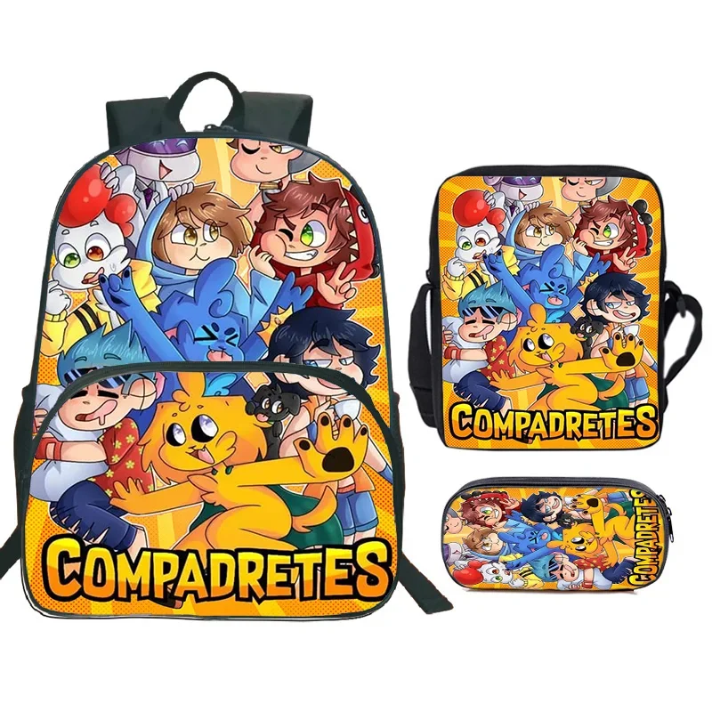 Mikecrack Child Backpack 3Pcs/set Boys Girls Cartoon Schoolbag Anime Bookbag Compadretes Students Back Pack Back To School Gift
Mikecrack Child Backpack 3Pcs/set Boys Girls Cartoon Schoolbag Anime Bookbag Compadretes Students Back Pack Back To School Gift