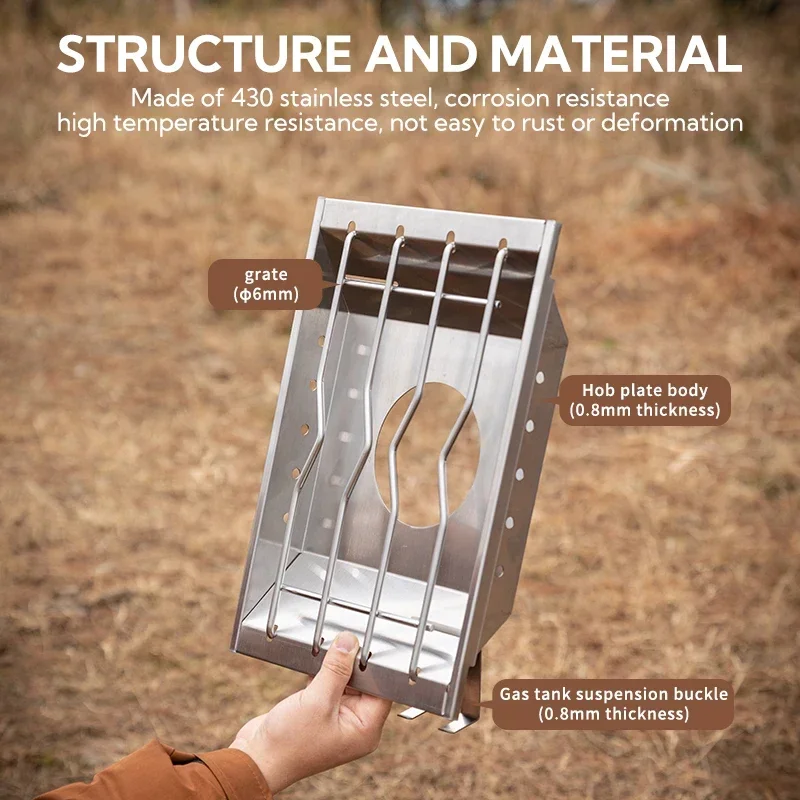 Stainless Steel Korean Stove Rack Camping Sunken Windproof IGT One-unit Stove Plate Outdoor Removable Stove Rack CK-25PG
Stainless Steel Korean Stove Rack Camping Sunken Windproof IGT One-unit Stove Plate Outdoor Removable Stove Rack CK-25PG