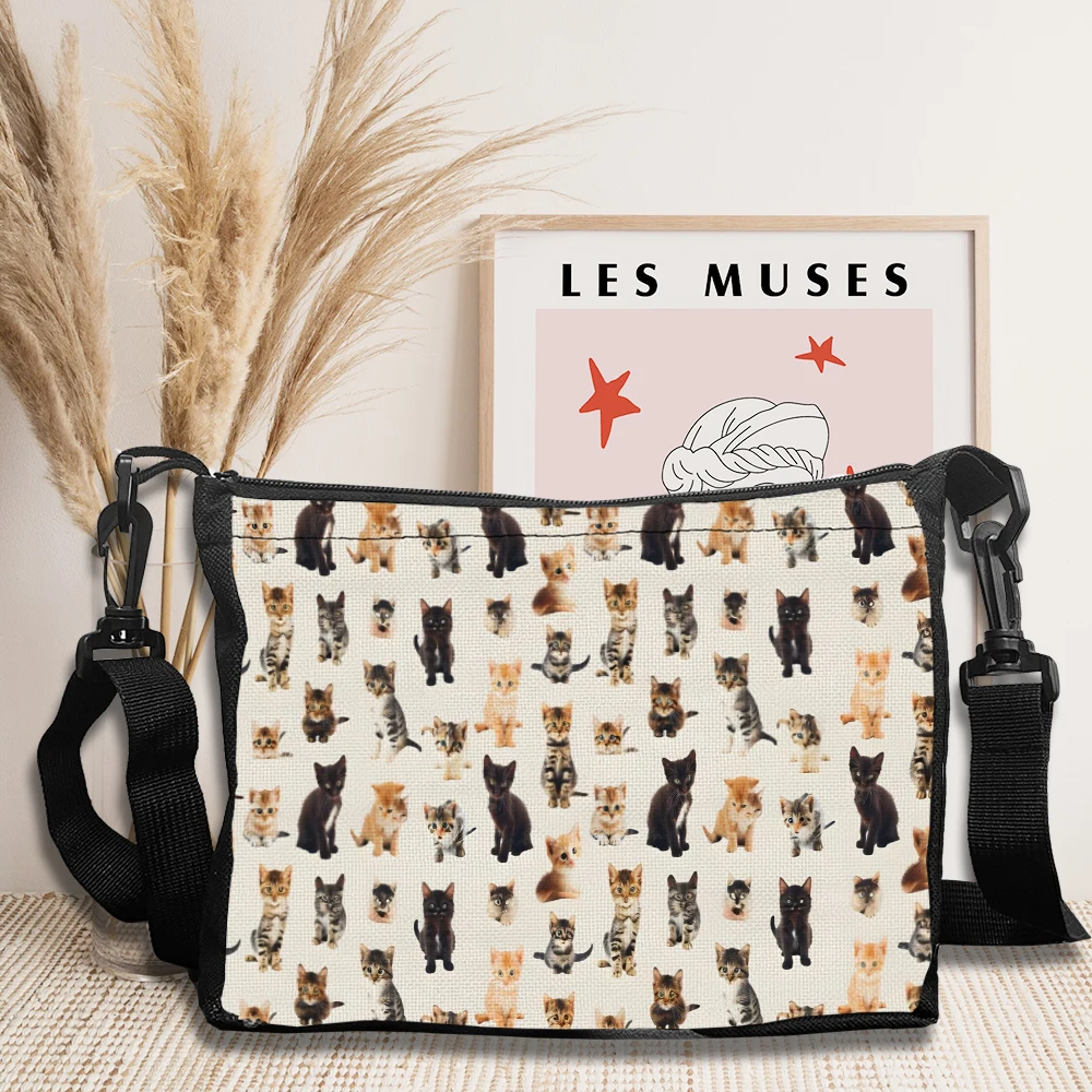 A Group Of Cute Cartoon Cats Stylish Minimalist Crossbody Bag With Simple Design Large Cap 6.17acity convenient and practical
A Group Of Cute Cartoon Cats Stylish Minimalist Crossbody Bag With Simple Design Large Cap 6.17acity convenient and practical