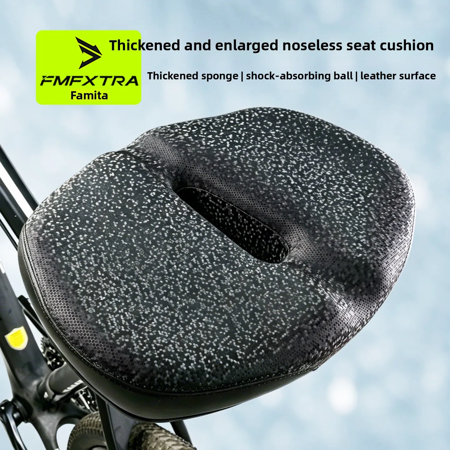 Mountain bike seat cushion enlarged and widened, comfortable spinning bike seat 412 folding bike universal model Bicycle Saddle
Mountain bike seat cushion enlarged and widened, comfortable spinning bike seat 412 folding bike universal model Bicycle Saddle