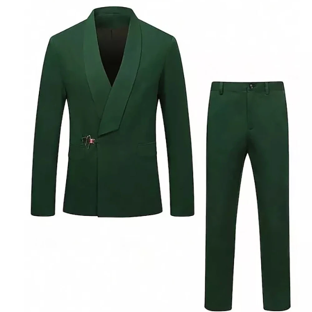 Slim Fit Men's Suits High Quality Double Breasted Male Clothing Customzed Weddign Groomsmen 2 Piece Jacket Pants Outfits Sets
Slim Fit Men's Suits High Quality Double Breasted Male Clothing Customzed Weddign Groomsmen 2 Piece Jacket Pants Outfits Sets