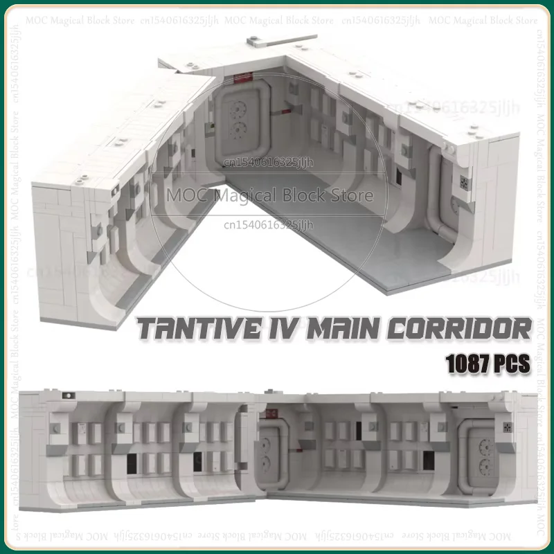 Сцена фильма Tantive IV MOC, строительные блоки, главный коридор с воздушным шлюзом, дверной проем, собранные своими руками кирпичи, креативные игрушки, подарки
Сцена фильма Tantive IV MOC, строительные блоки, главный коридор с воздушным шлюзом, дверной проем, собранные своими руками кирпичи, креативные игрушки, подарки
