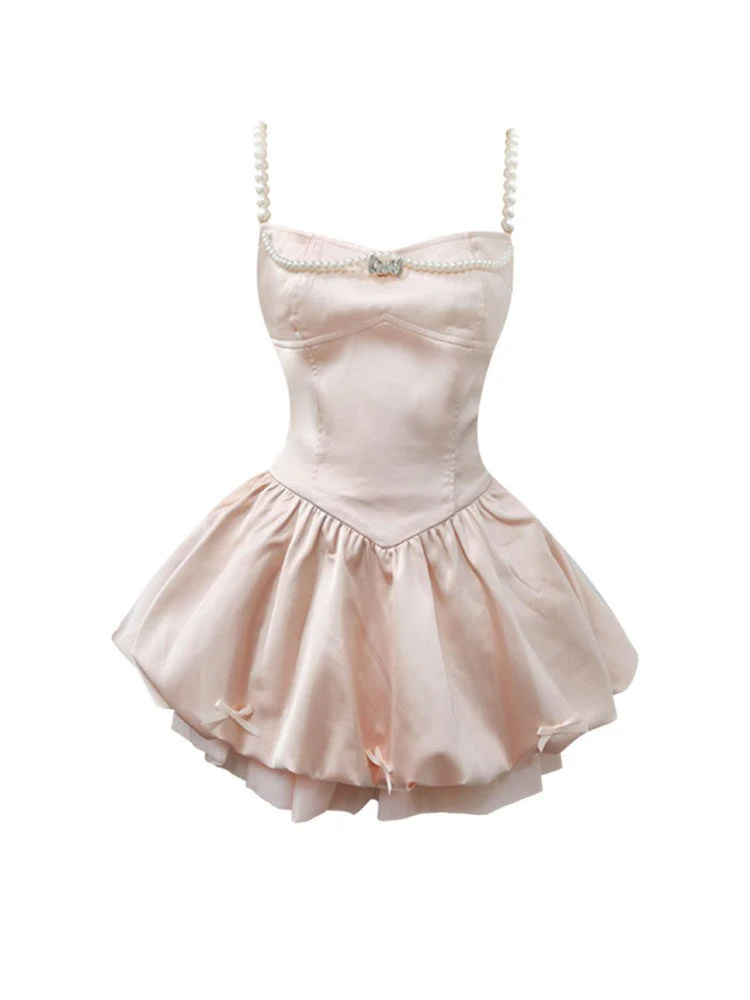 STAZF7 Pearl Chain Waist Cinched Princess Style Puffy Skirt Dress for plus Size Women Summer Sweet And Spicy Girl K...
STAZF7 Pearl Chain Waist Cinched Princess Style Puffy Skirt Dress for plus Size Women Summer Sweet And Spicy Girl K...