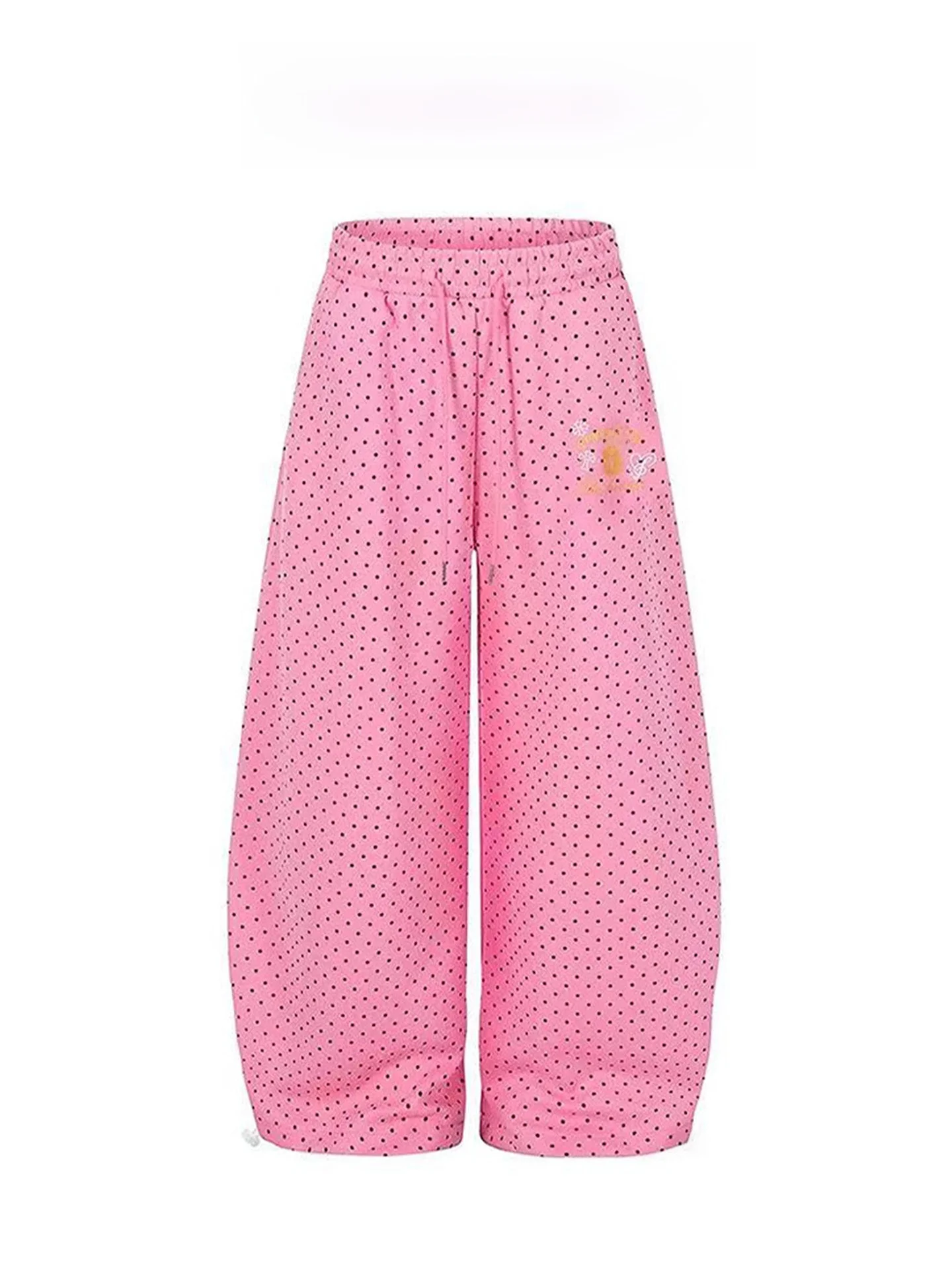 Pink Polka Dot Print Loose Casual Pants Women's Spring Summer Thin Drapey Sport Jazz Casual Trousers High Waist Elastic Waist
Pink Polka Dot Print Loose Casual Pants Women's Spring Summer Thin Drapey Sport Jazz Casual Trousers High Waist Elastic Waist