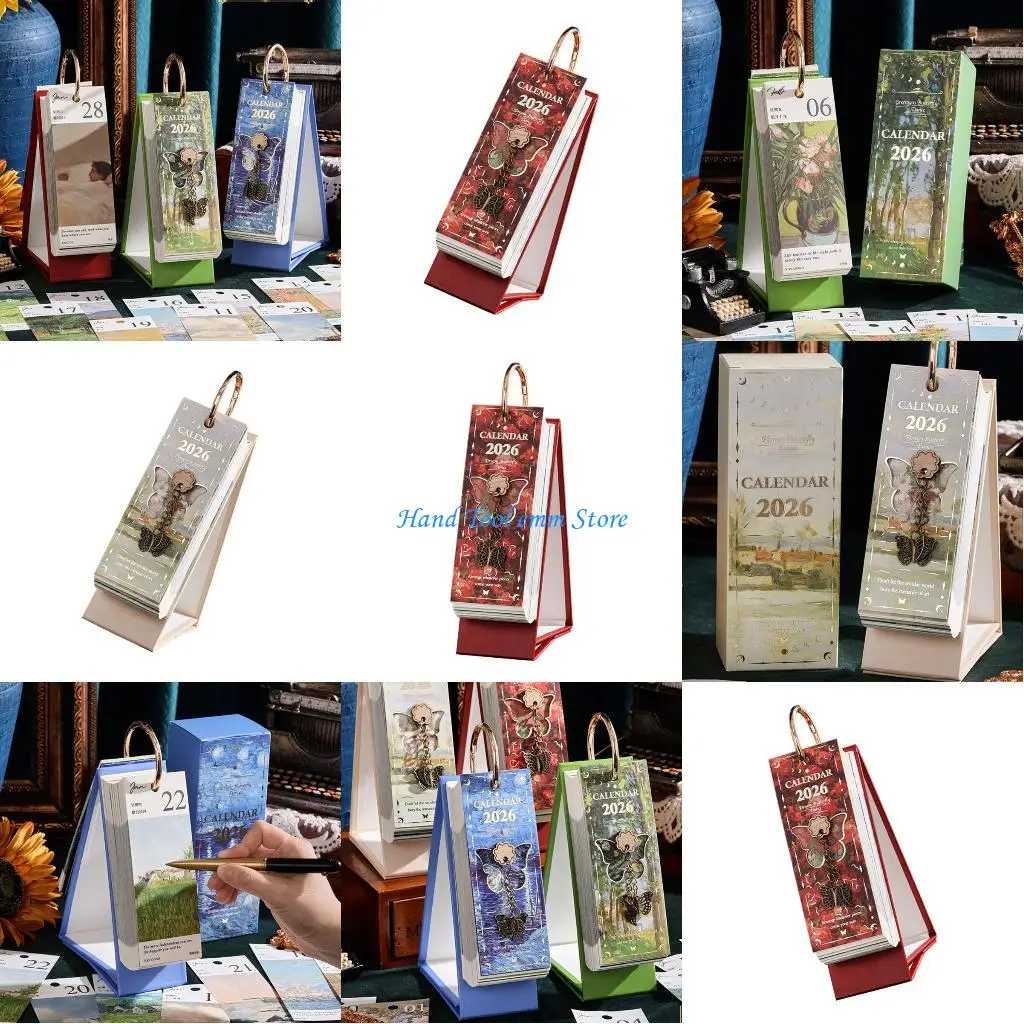 H37F 2026 Desk Calendar Desktop Planner Wire Binding Calendar Standing
H37F 2026 Desk Calendar Desktop Planner Wire Binding Calendar Standing