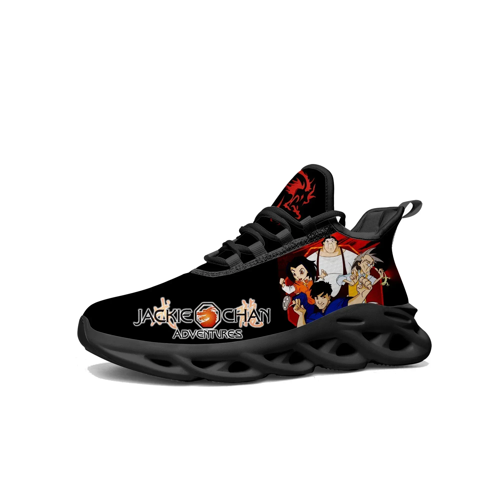 Jackie Chan Adventures Flats Sneakers Mens Womens Teenager Sports Running Shoes High Quality Anime Custom Lace Up Mesh Footwear
Jackie Chan Adventures Flats Sneakers Mens Womens Teenager Sports Running Shoes High Quality Anime Custom Lace Up Mesh Footwear