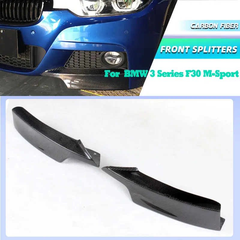 Carbon Fiber Car Front Bumper Splitters for BMW 3 Series F30 M-Sport 320i Sedan 2013-2017 Racing Front Splitter Flaps Body Kit
Carbon Fiber Car Front Bumper Splitters for BMW 3 Series F30 M-Sport 320i Sedan 2013-2017 Racing Front Splitter Flaps Body Kit