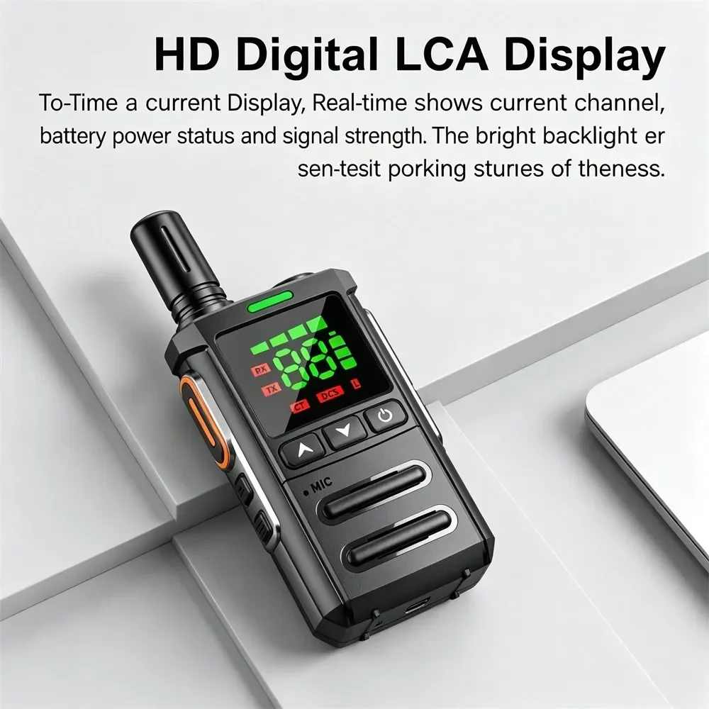 Mini Walkie Talkie 2 Pack with 3-Mode LED Flashlight SOS Rechargeable Long Range 16 Channels Two Way Radio for Outdoor Emergency
Mini Walkie Talkie 2 Pack with 3-Mode LED Flashlight SOS Rechargeable Long Range 16 Channels Two Way Radio for Outdoor Emergency