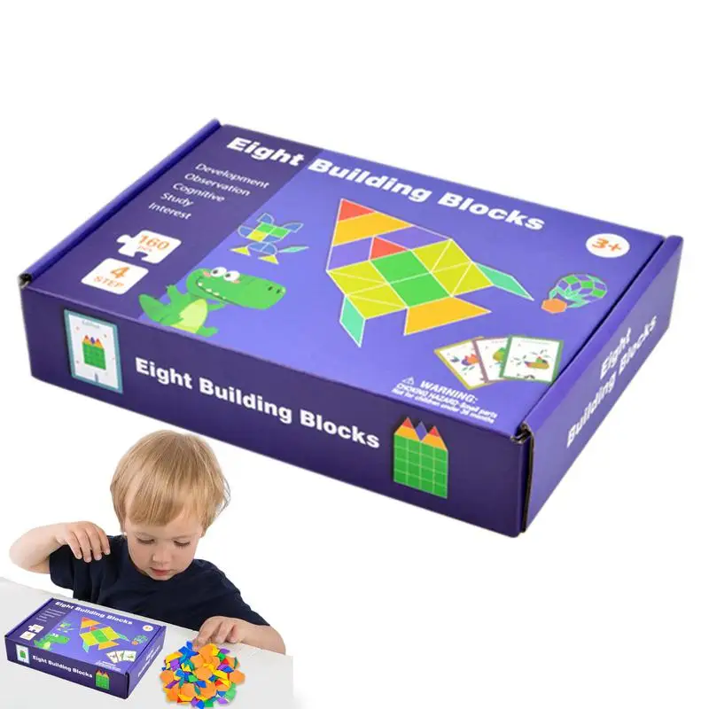 Geometric Pattern Blocks Safe Multi-Colored Wooden Blocks Toys Creative Desktop Building Game
Geometric Pattern Blocks Safe Multi-Colored Wooden Blocks Toys Creative Desktop Building Game
