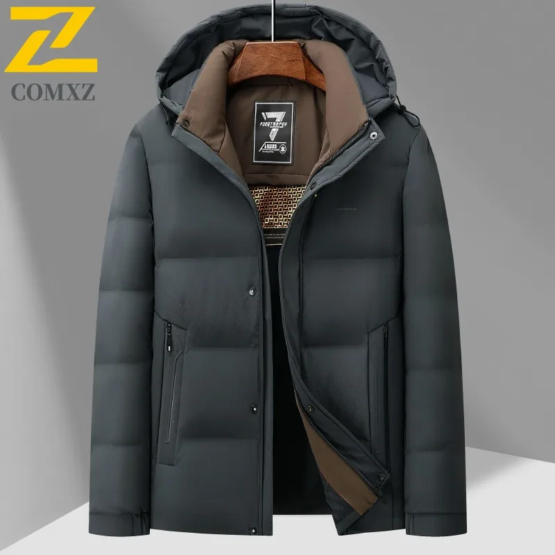 COMXZ New Puffer Coat Mens White Duck Down Working Warm Jacket High Quality Business Casual Down Coat Winter Lightweight Wear
COMXZ New Puffer Coat Mens White Duck Down Working Warm Jacket High Quality Business Casual Down Coat Winter Lightweight Wear