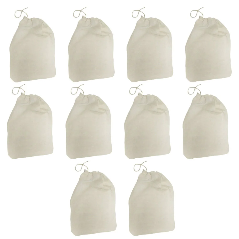 10pcs Cotton Filter Bag Reusable Drawstring for Coffee Tea Milk Spice Herbal Easy Clean High Temp Kitchen Bar Strainer
10pcs Cotton Filter Bag Reusable Drawstring for Coffee Tea Milk Spice Herbal Easy Clean High Temp Kitchen Bar Strainer