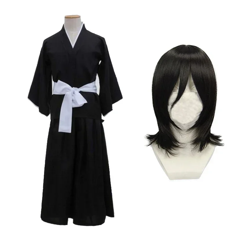 Anime BLEACH Cos Costume Kuchiki Rukia Shinigami Cosplay Costume Wig Set Halloween for Woman Men Clothes
Anime BLEACH Cos Costume Kuchiki Rukia Shinigami Cosplay Costume Wig Set Halloween for Woman Men Clothes