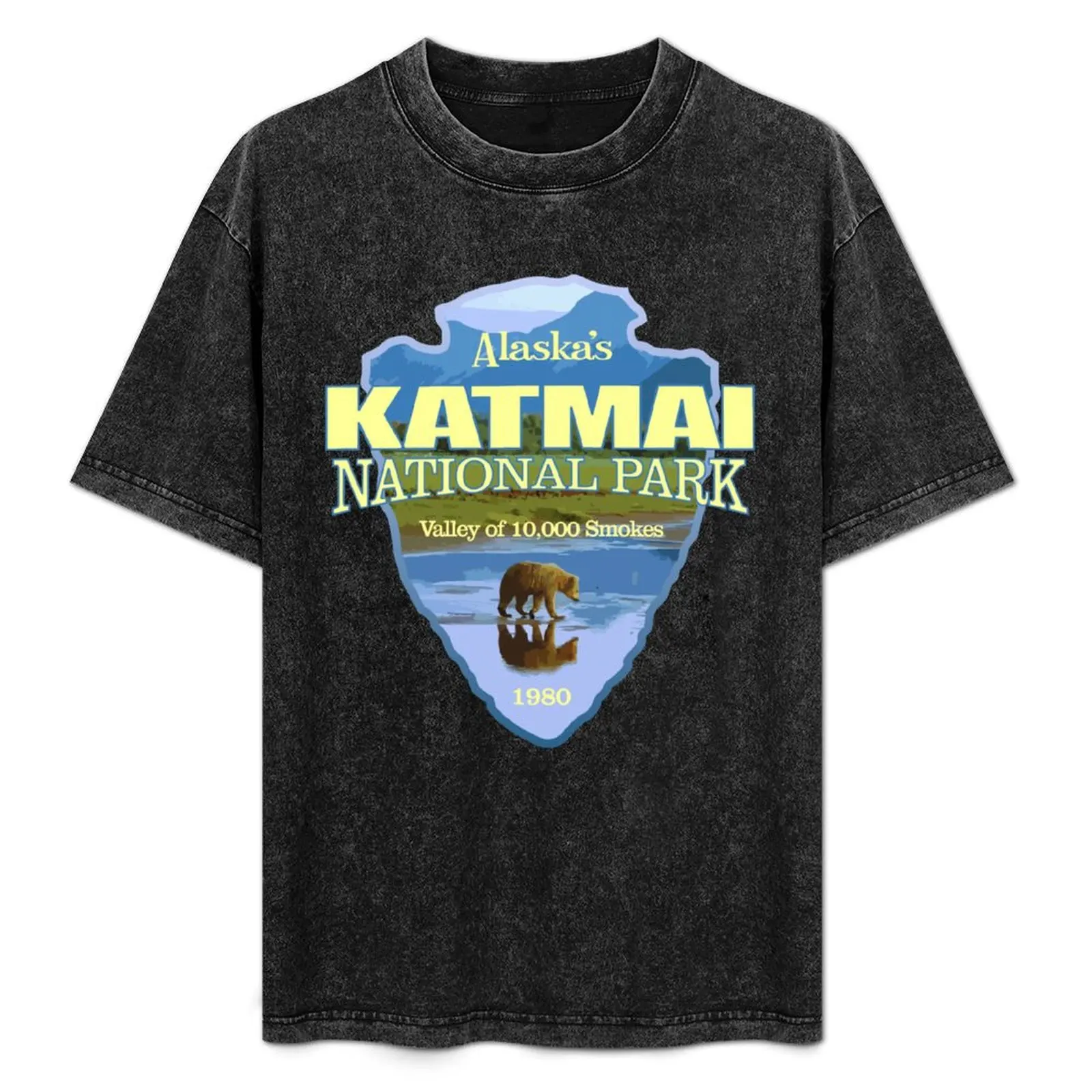 Katmai National Park (arrowhead) T-Shirt Active Wear Sports T-Shirt for Men
Katmai National Park (arrowhead) T-Shirt Active Wear Sports T-Shirt for Men