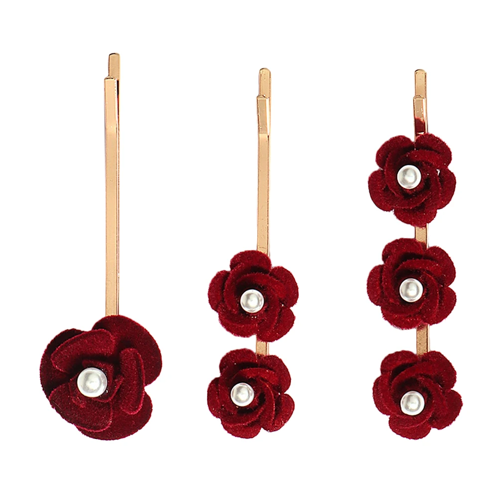 3 Pcs Wedding Decor Pearl Floral Hair Clip Flower Clips for Women Girl Pin Rosy Women's
3 Pcs Wedding Decor Pearl Floral Hair Clip Flower Clips for Women Girl Pin Rosy Women's