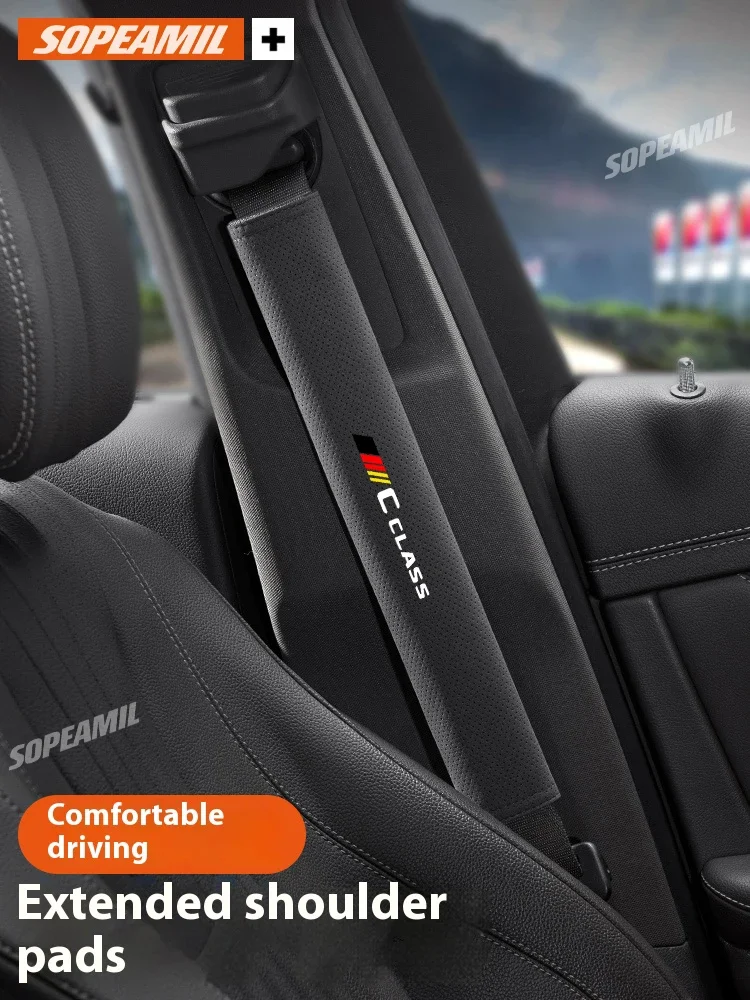 For Benz C CLASS Car Safety Belt Cover Suede Seat belt shoulder protector shoulder pad Shoulder Strap Cover Auto Accessories
For Benz C CLASS Car Safety Belt Cover Suede Seat belt shoulder protector shoulder pad Shoulder Strap Cover Auto Accessories
