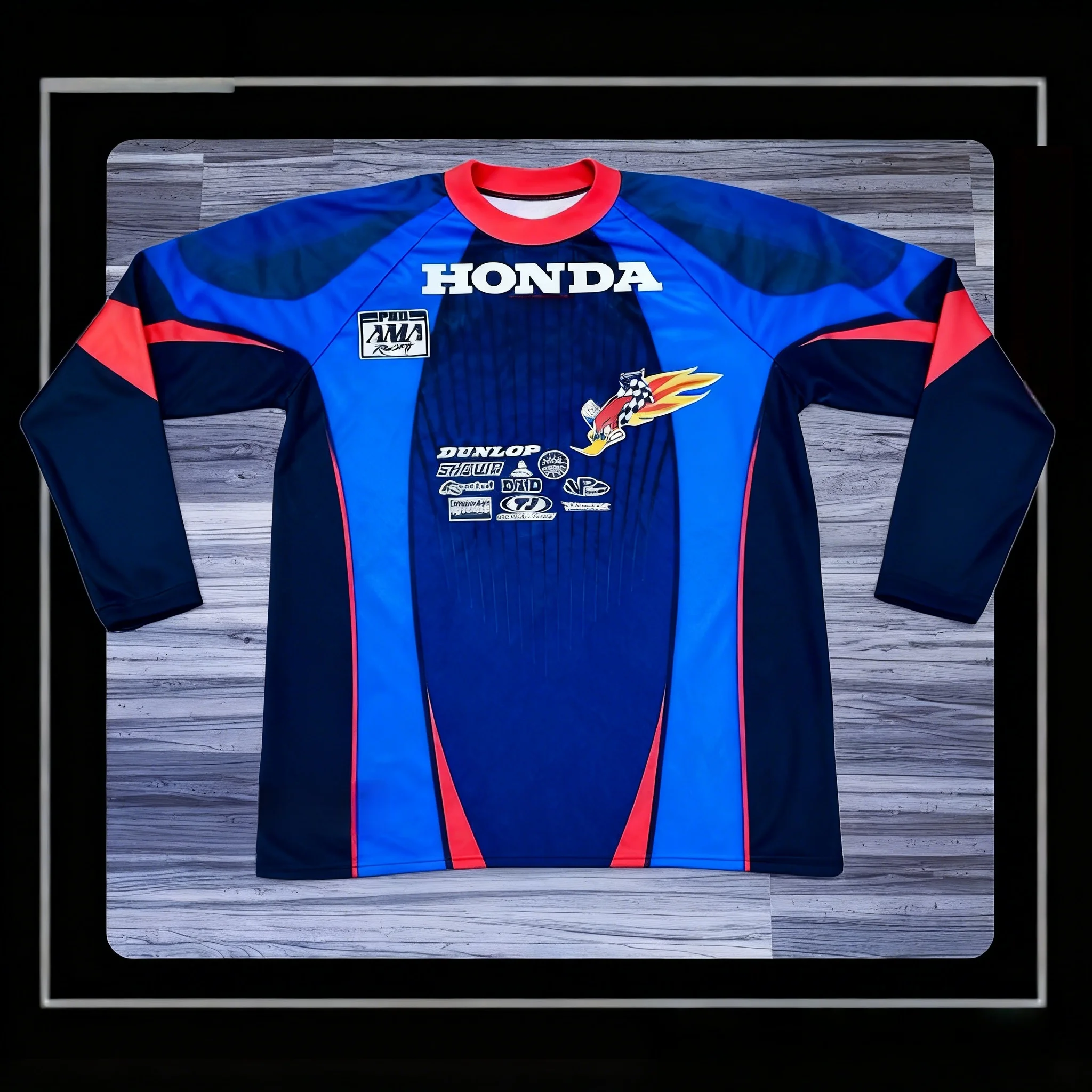 Джерси с длинным рукавом для мотокросса Honda # 4 EZRA LUSK Быстросохнущая дышащая гоночная рубашка Удобный внедорожный мото-топ для летней езды
Джерси с длинным рукавом для мотокросса Honda # 4 EZRA LUSK Быстросохнущая дышащая гоночная рубашка Удобный внедорожный мото-топ для летней езды