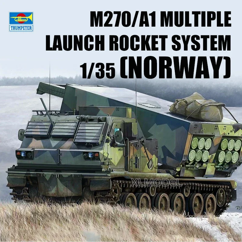 Модель сборки трубача 1/35 01048 M270/A1, система ракеток с несколькими запусками (Norway), комплект модели из пластиковой шкалы
Модель сборки трубача 1/35 01048 M270/A1, система ракеток с несколькими запусками (Norway), комплект модели из пластиковой шкалы