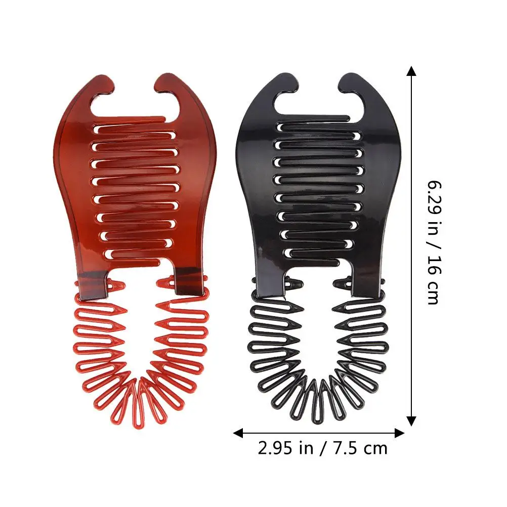 4Pcs Plastic Clips Elastic Curly Hair Accessories Women Thick Banana Clip For Fine Long Hair Styling Tools Smooth Surface
4Pcs Plastic Clips Elastic Curly Hair Accessories Women Thick Banana Clip For Fine Long Hair Styling Tools Smooth Surface